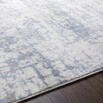 Texanna Abstract Blue/Gray Area Rug