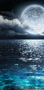 Romantic Full Moon Wall Art