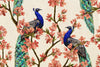 Royal Blue Peacocks Wall Art