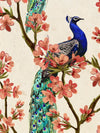 Royal Blue Peacocks Wall Art