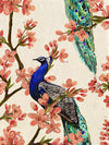 Royal Blue Peacocks Wall Art