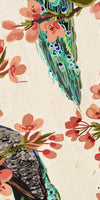 Royal Blue Peacocks Wall Art