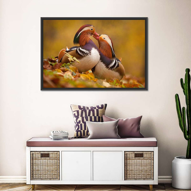 Loving Mandarin Ducks Wall Art