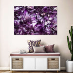 Purple Amethyst Geode Wall Art