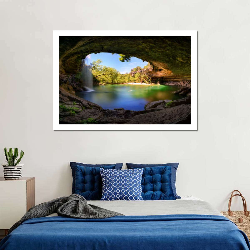 Hamilton Pool And Waterfall Wall Art