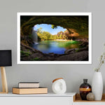 Hamilton Pool And Waterfall Wall Art