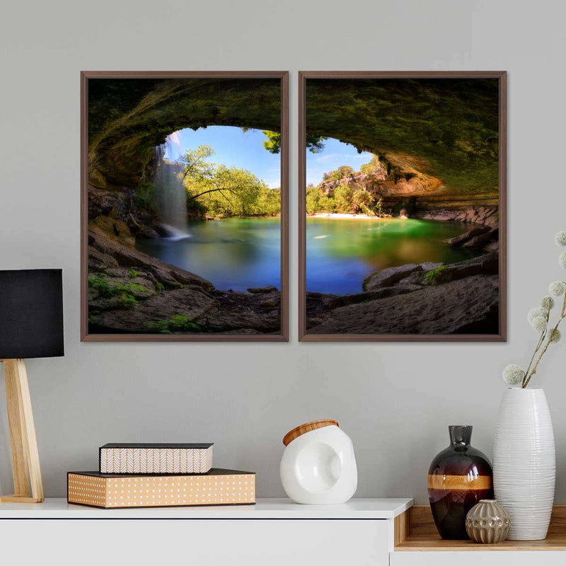 Hamilton Pool And Waterfall Wall Art
