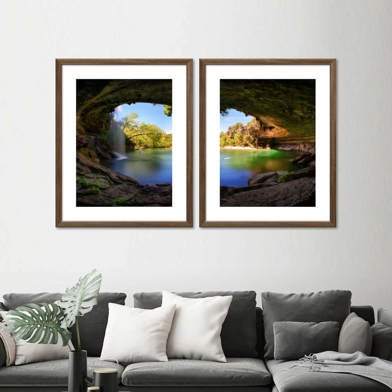 Hamilton Pool And Waterfall Wall Art