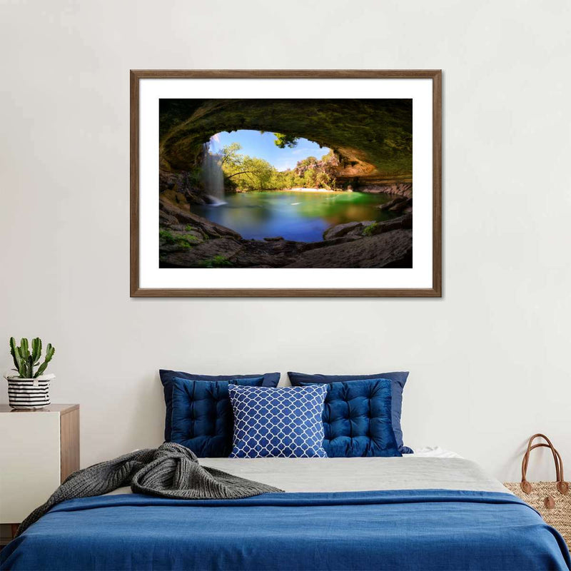 Hamilton Pool And Waterfall Wall Art