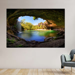 Hamilton Pool And Waterfall Wall Art