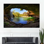 Hamilton Pool And Waterfall Wall Art