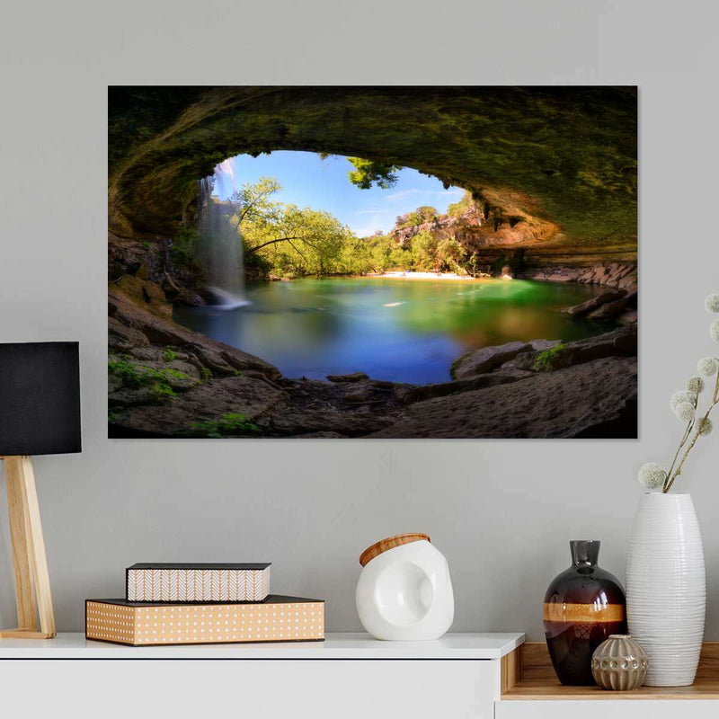 Hamilton Pool And Waterfall Wall Art