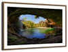 Hamilton Pool And Waterfall Wall Art
