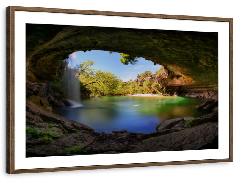 Hamilton Pool And Waterfall Wall Art