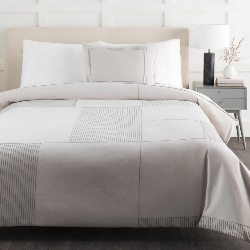 Buzet Light Gray Bedding