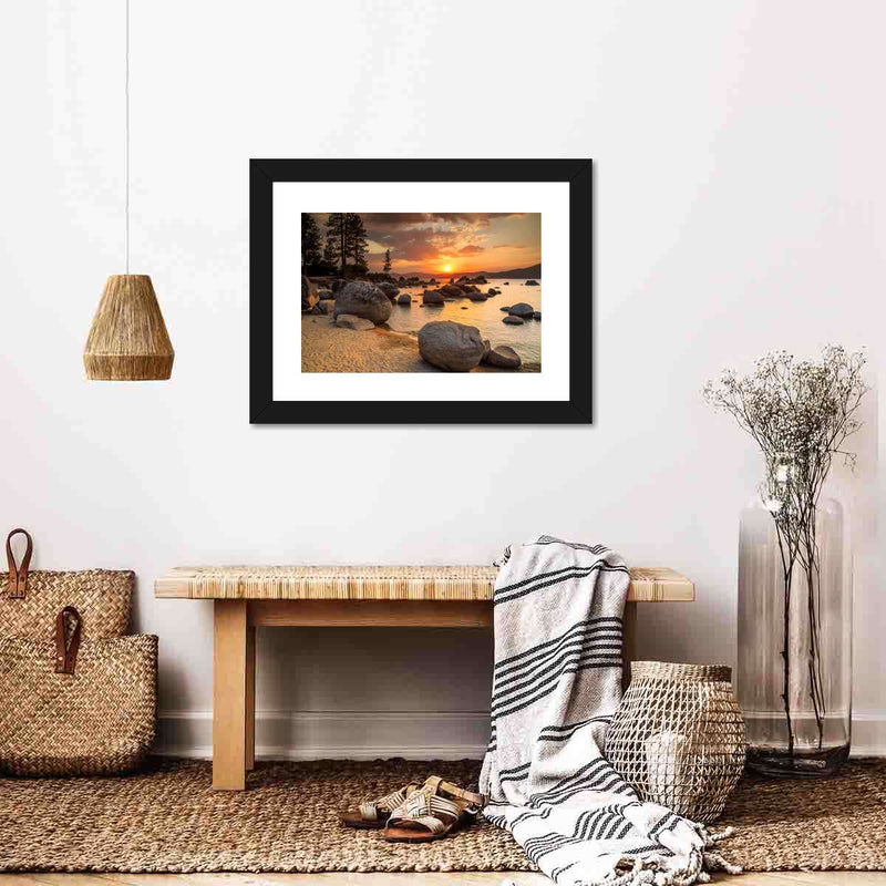 Lake Tahoe Twilight Wall Art
