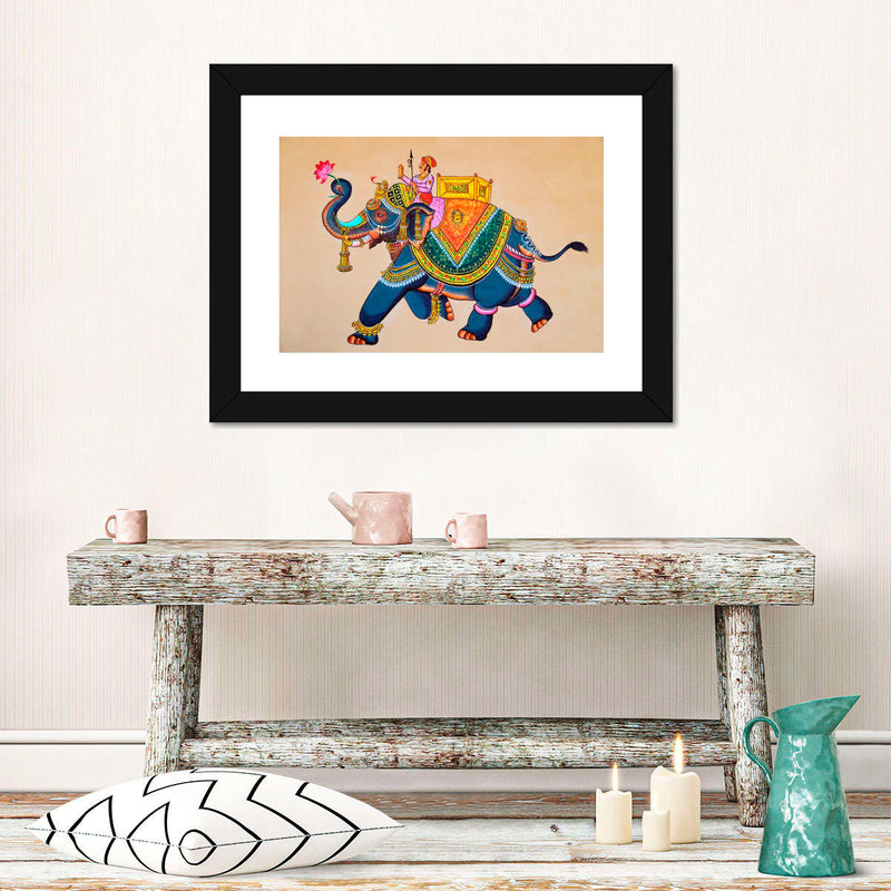 Rajasthani Elephant Wall Art