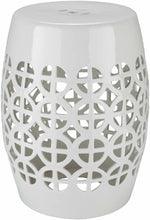 Pondorf White Garden Stool