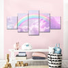 Rainbow On Clouds Wall Art