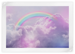 Rainbow On Clouds Wall Art