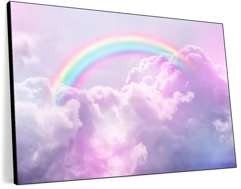 Rainbow On Clouds Wall Art