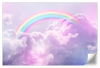 Rainbow On Clouds Wall Art