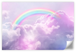 Rainbow On Clouds Wall Art