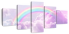 Rainbow On Clouds Wall Art