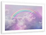 Rainbow On Clouds Wall Art