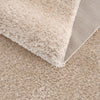 Heavenly Solid Dark Beige Plush Rug