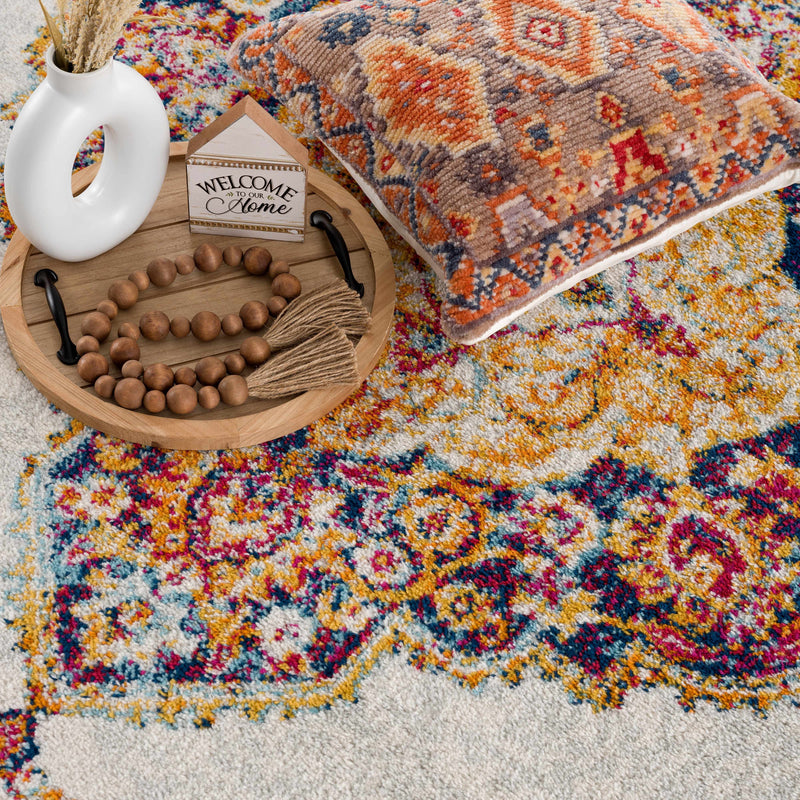 Istanbul Orange Area Rug