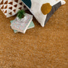 Heavenly Solid Mustard Plush Rug