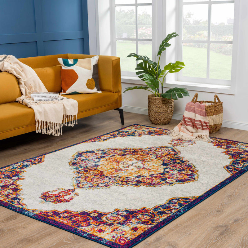 Istanbul Orange Area Rug