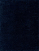 Heavenly Solid Navy Plush Rug