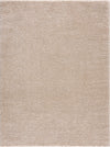 Heavenly Solid Dark Beige Plush Rug