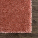 Heavenly Solid Pink Plush Rug
