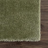 Heavenly Solid Green Plush Rug