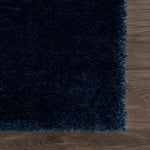 Heavenly Solid Navy Plush Rug