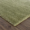 Heavenly Solid Green Plush Rug