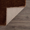 Heavenly Solid Brown Plush Rug