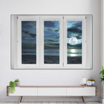 Window To Moonlit Beach Wall Art