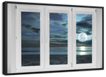 Window To Moonlit Beach Wall Art