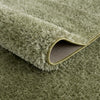 Heavenly Solid Green Plush Rug