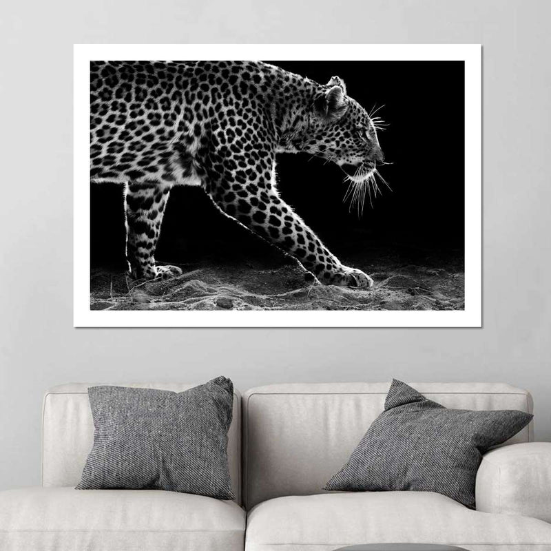 Walking Leopard Wall Art