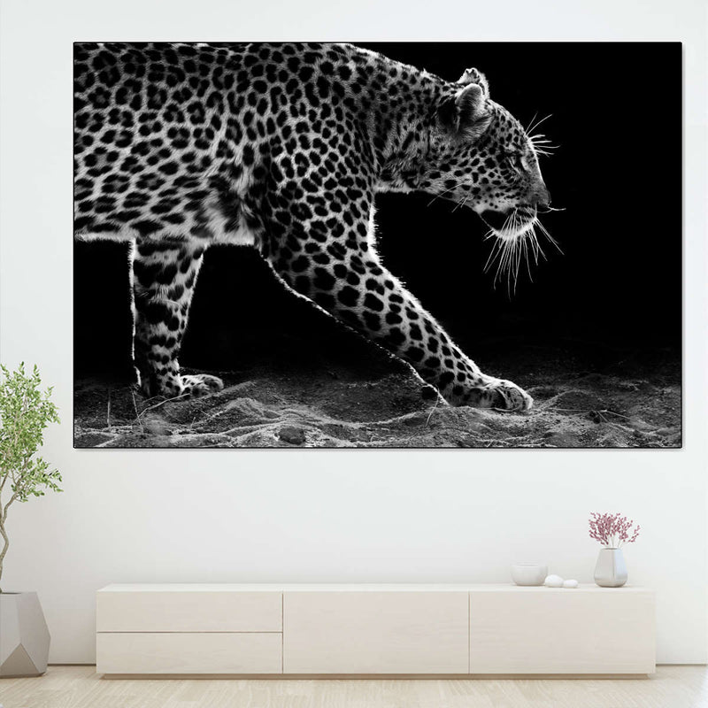 Walking Leopard Wall Art