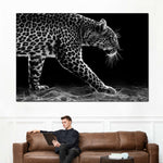 Walking Leopard Wall Art