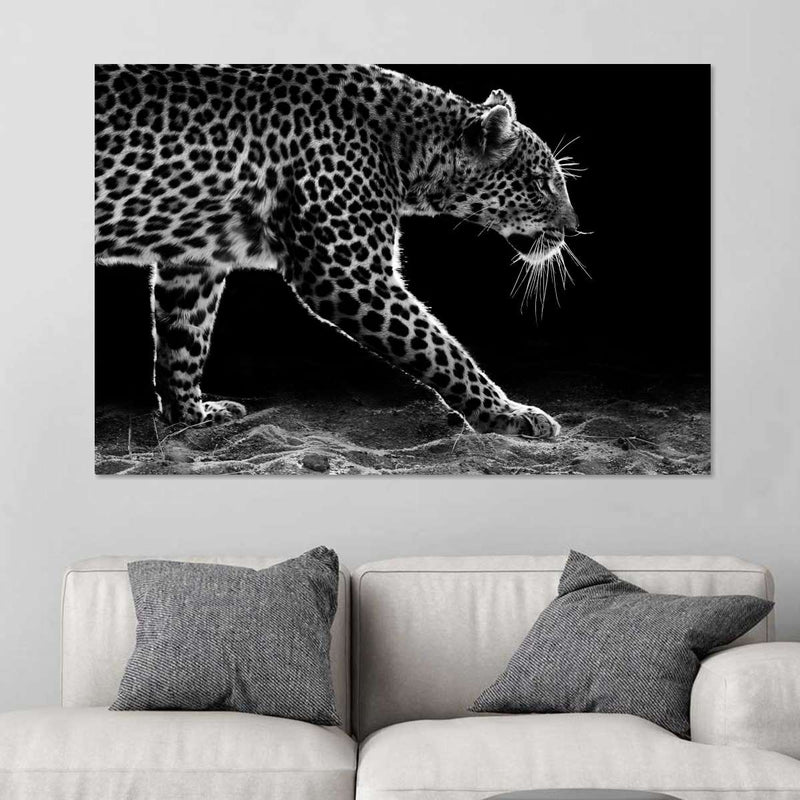 Walking Leopard Wall Art
