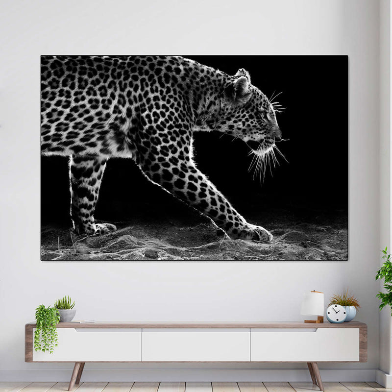 Walking Leopard Wall Art