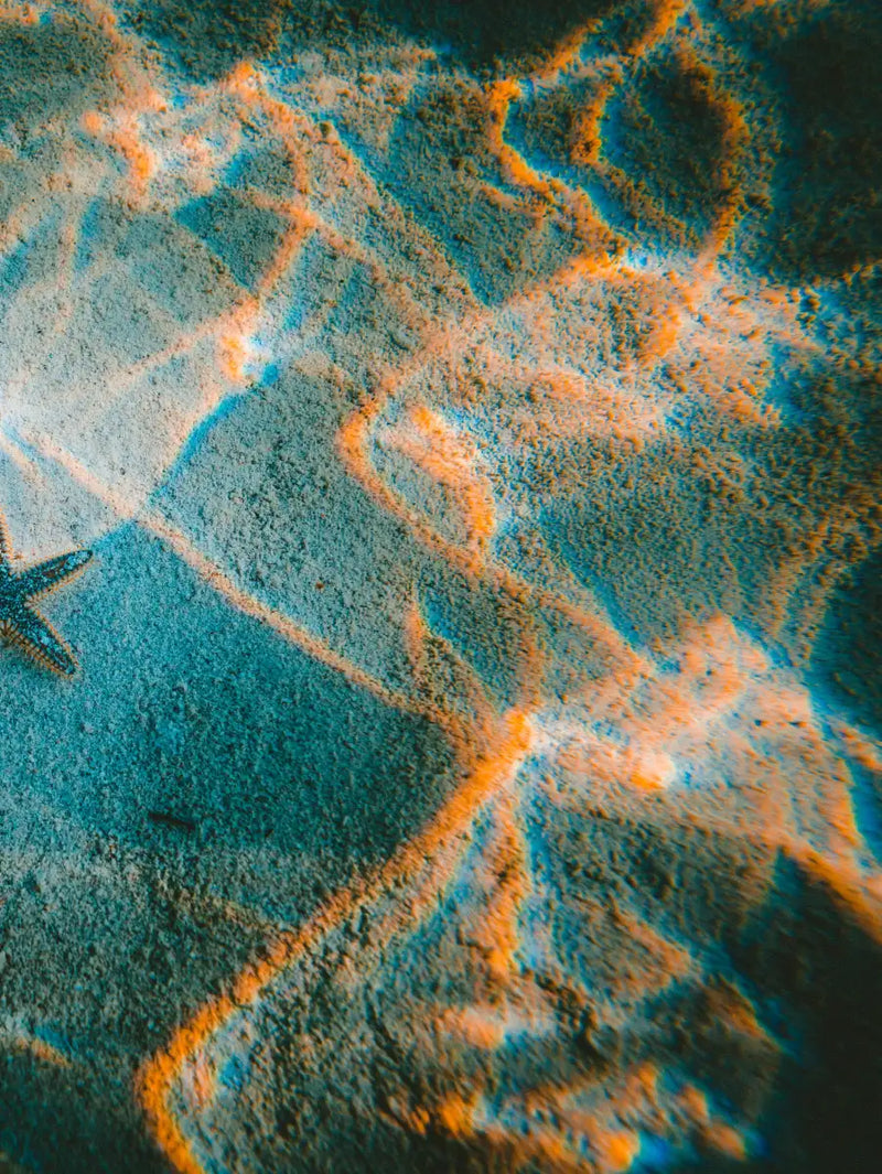 Sandy Underwater Starfish Wall Art