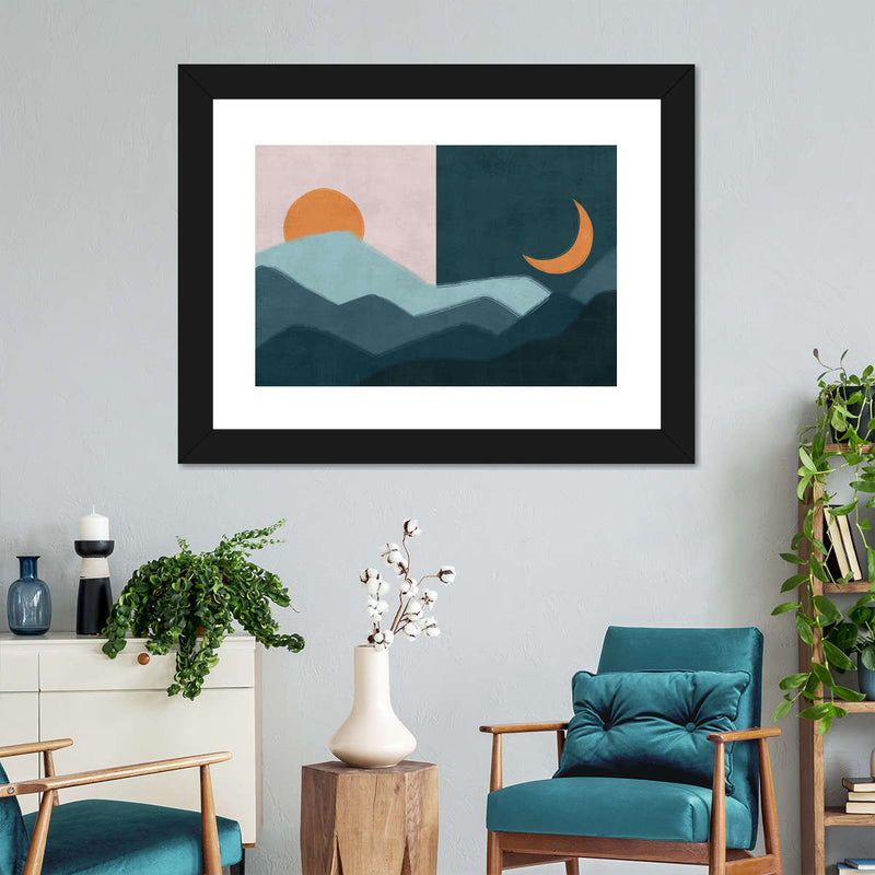 Sun And Moon Outdoor Wall Art